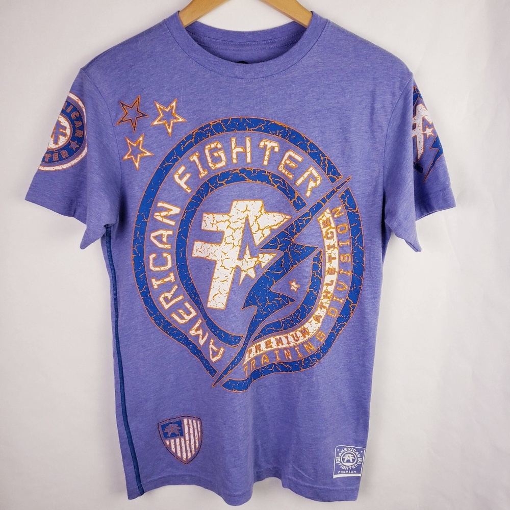 American Fighter Premium Athletics Purple Shirt